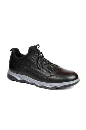 کفش کژوال مشکی مردانه چرم طبیعی پاشنه کوتاه ( 4 - 1 cm ) پاشنه ساده کد 353711667