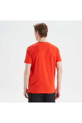 تی شرت قرمز مردانه یقه گرد رگولار کد 679689324