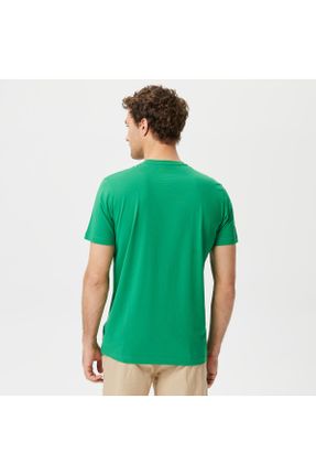 تی شرت سبز مردانه رگولار یقه گرد کد 679697727