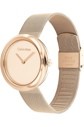ساعت مچی صورتی زنانه 31-35 میلی متر Calvin Klein - کد 322118041