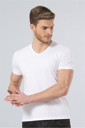 تیشرت سفید مردانه رگولار Wtshirt - کد 165776824