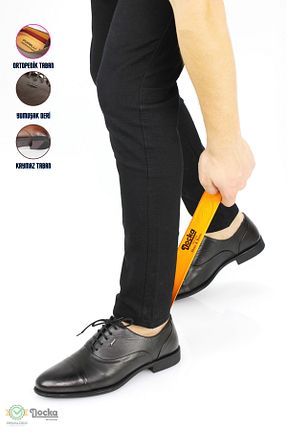 کفش کلاسیک مشکی مردانه چرم خالص Forelli - کد 776821899