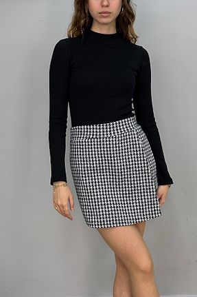 دامن سفید زنانه لیکرا Tam Moda - کد 777040862