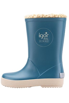 بوت / نیم بوت آبی بچه گانه پاشنه تخت IGOR - کد 776637978