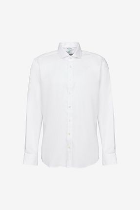 پیراهن سفید مردانه اسلیم فیت BROOKS BROTHERS - کد 776423559