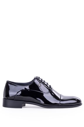 کفش کلاسیک مشکی مردانه چرم مصنوعی پاشنه کوتاه ( 4 - 1 cm ) پاشنه نازک کد 719205951