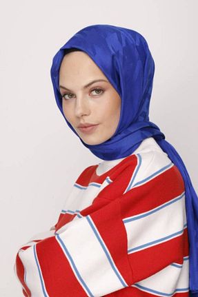 شال سرمه ای زنانه پنبه ای VALORSCARF - کد 777217859