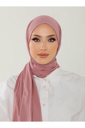 شال صورتی زنانه ویسکون İSTANBULSTYLEMODA - کد 777346855
