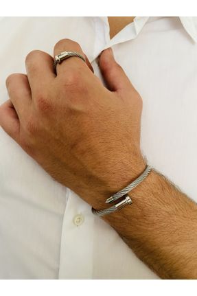 دستبند استیل زنانه استیل ضد زنگ کد 777344715
