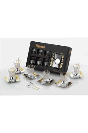 لیوان طلائی شیشه Tiamo - کد 239808797
