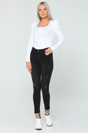 شلوار جین طوسی زنانه رگولار Ramrod Jeans - کد 73237589