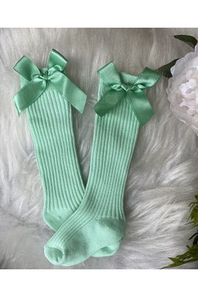جوراب سبز بچه گانه پنبه ای happykidssocks - کد 93980177