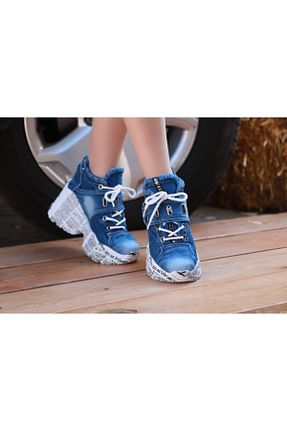 کفش بیرون آبی زنانه پارچه ای StarBlueMooN - کد 98317086