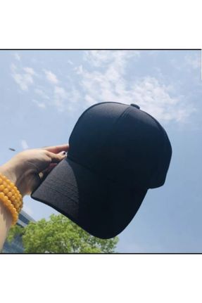 کلاه مشکی زنانه پنبه (نخی) کد 98662930