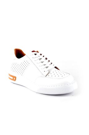 کفش کژوال سفید مردانه چرم مصنوعی کد 99024258