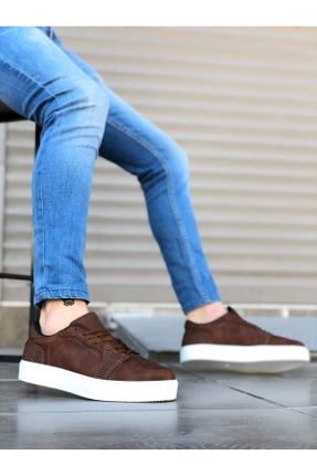 کفش کلاسیک قهوه ای مردانه پاشنه کوتاه ( 4 - 1 cm ) پاشنه ساده کد 776773428