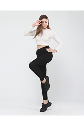 ساق شلواری مشکی زنانه بافت THIFF GYMWEAR - کد 776814845