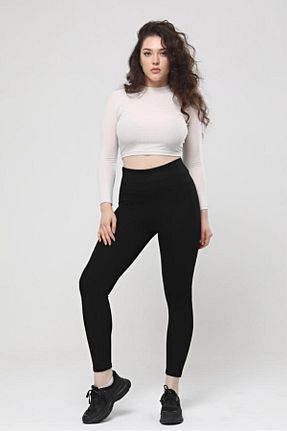 ساق شلواری مشکی زنانه بافت THIFF GYMWEAR - کد 776838028