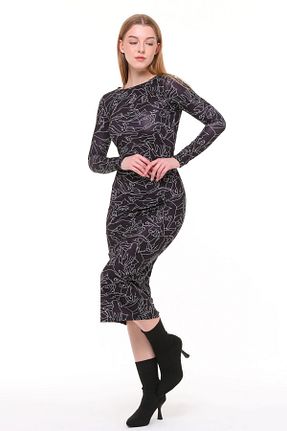 لباس مشکی زنانه بافت MAT Collection - کد 776850145