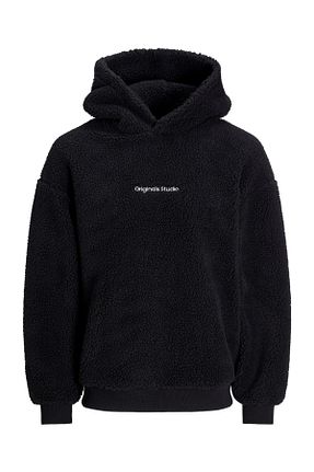 سوئیشرت مشکی زنانه ساده Jack & Jones - کد 776880236