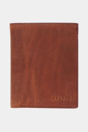 کیف پول قهوه ای مردانه ابعاد کوچک Grande - کد 138494883