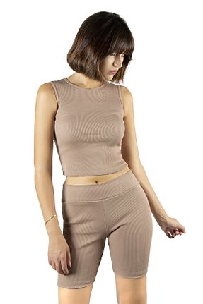 بلوز بژ زنانه ساده Terapi Men - کد 763531591