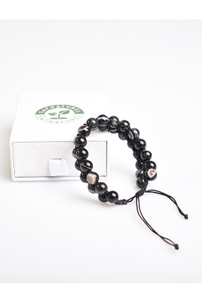دستبند جواهر بژ زنانه سنگ طبیعی Safnaturel - کد 776150343