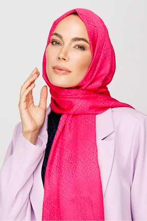 شال صورتی زنانه پنبه پلی استر Mooncorn - کد 776519063