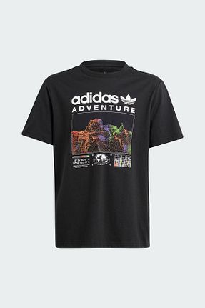 تیشرت اسپرت مشکی بچه گانه رگولار adidas - کد 776442241