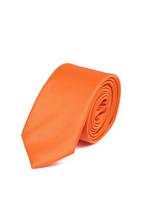 کراوات نارنجی مردانه پلی استر DWOY - کد 776506125