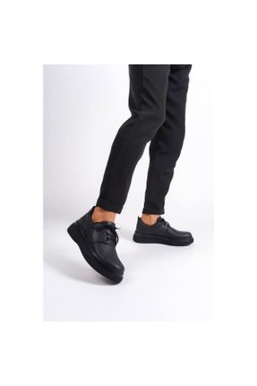 کفش کلاسیک مشکی مردانه چرم مصنوعی پاشنه کوتاه ( 4 - 1 cm ) کد 776534720