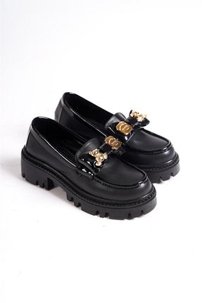 کفش کژوال مشکی زنانه چرم مصنوعی LEVOSHOES - کد 776802554