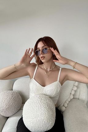 عینک آفتابی آبی زنانه 55 REN EYEWEAR - کد 772994415