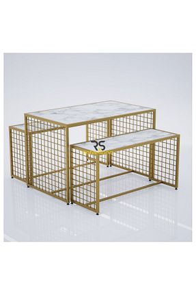 قفسه دیواری طلائی 105 cm Dekoratif - کد 776769936