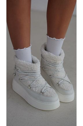بوت برفی سفید زنانه selinshoes - کد 776947175