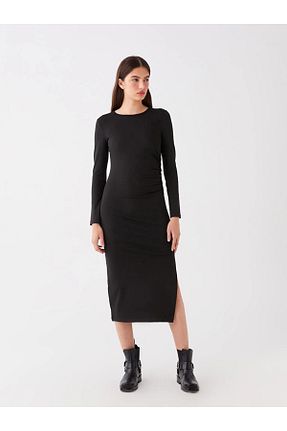 لباس مشکی زنانه بافتنی LC Waikiki - کد 777204020