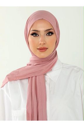 شال صورتی زنانه ویسکون İSTANBULSTYLEMODA - کد 777346855