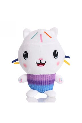 اسباب بازی مخملی سفید بچه گانه 25 cm Schulzz - کد 777995933