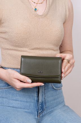 کیف پول سبز زنانه سایز متوسط Grande - کد 777775183