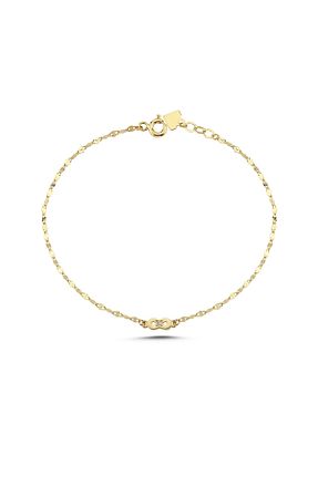 دستبند طلا زرد زنانه 14 عیار PIRLANT - کد 660101578