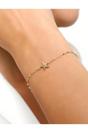 دستبند طلا طلائی زنانه 14 عیار PIRLANT - کد 354128249