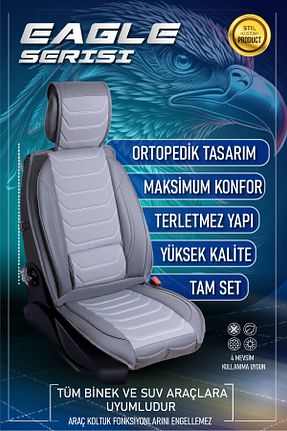 روکش صندلی خودرو طوسی stiloto - کد 777999050