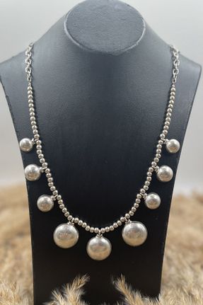 گردنبند جواهر قهوه ای زنانه روکش نقره Vesaire Accessories - کد 778090582