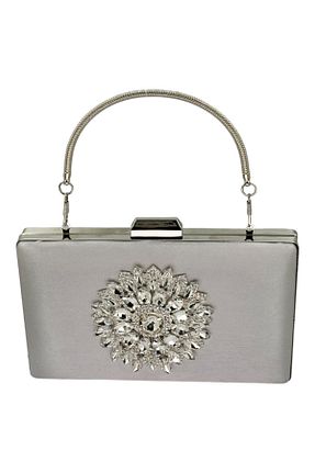 کیف مجلسی طوسی زنانه پارچه ای Biçanta - کد 778212875