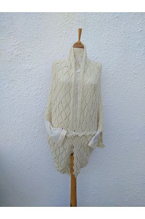 پانچو نباتی زنانه پشمی Hippybutik - کد 778252987