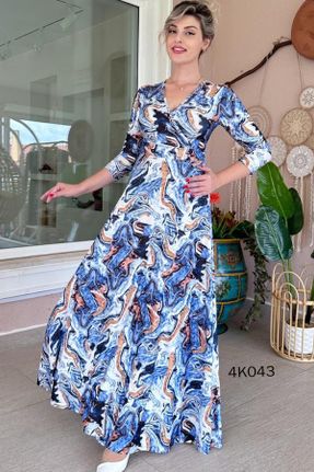 لباس آبی زنانه بافت رگولار کد 776929493