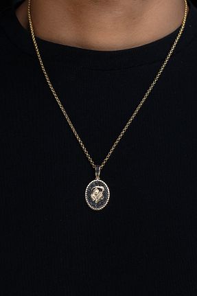 گردنبند طلا زرد مردانه 14 عیار Cenova Jewelry - کد 777999190