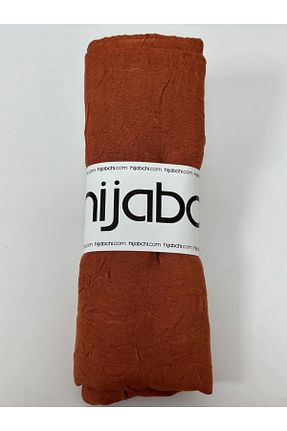 شال نارنجی زنانه پنبه پلی استر hijabchi - کد 778142768