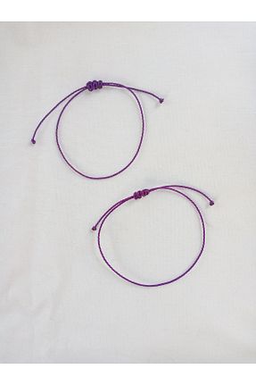 دستبند جواهر بنفش زنانه tutu tasarım alaçatı - کد 777601642
