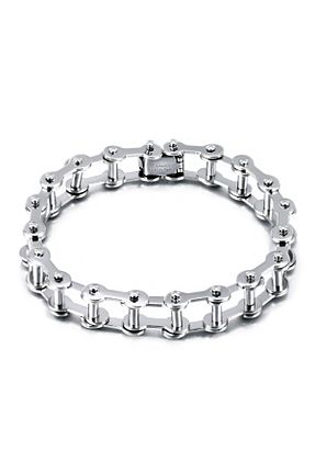 دستبند استیل (فولاد) طوسی مردانه استیل (فولاد) Chavin - کد 198447561